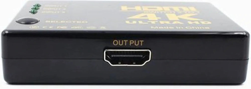 HDMI Switch Splitter – 3-in-1 HD-uitgang – Video & Audio Adapter – Voor HDTV PC TV – Zwart-HDMI-switch-Ilumina Benelux