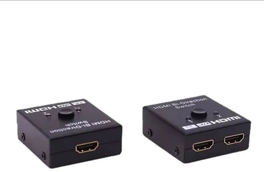 HDMI Switch Splitter – Bi-directioneel 1 in 2 out – 4K UHD 3D – Voor TV/Monitor/Console/Projector – Zwart-HDMI-switch-Ilumina Benelux