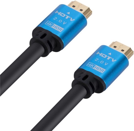 HDMI kabel – 4K Ultra HD 2.0 – 3 Meter – Dynamic HDR, eARC, VRR – Geschikt voor PS5 & Xbox – Zwart-USB-Kabels-Ilumina Benelux