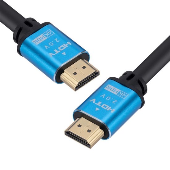 HDMI kabel – Geschikt voor PS5 & Xbox – 4K Ultra HD 2.0 – 1 Meter – HDR/ARC/eARC/VRR – Zwart-HDMI kabel-Ilumina Benelux