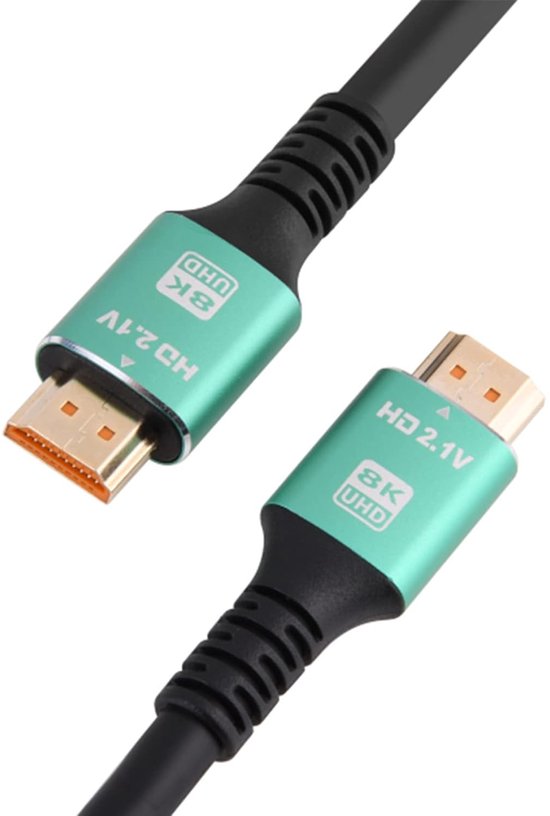HDMI kabel – Geschikt voor Xbox Series X & PS5 – HDMI 2.1 Ultra High Speed – 8K Ultra HD – 1,5 Meter – Zwart-HDMI kabel-Ilumina Benelux