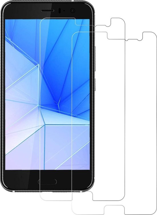 HTC U11 Play Screenprotector Gehard 9H – Anti Kras – 2-Pack-Ilumina Benelux