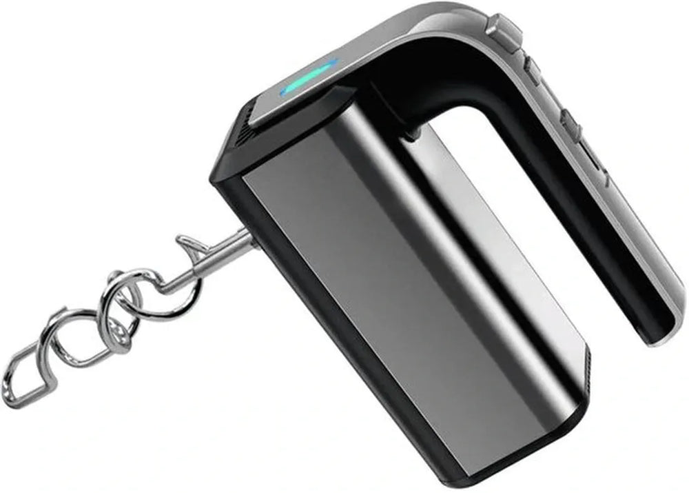 Handmixer – 500W Extra Krachtig – 5 Snelheden – Dubbele Kloppers & Deeghaken – Incl. Accessoires – Zwart-Keukenmachine-Ilumina Benelux