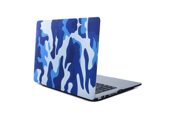 Hardcase laptop voor Macbook 13.3" Air - Camouflage Blauw-Laptopcover-Ilumina Benelux