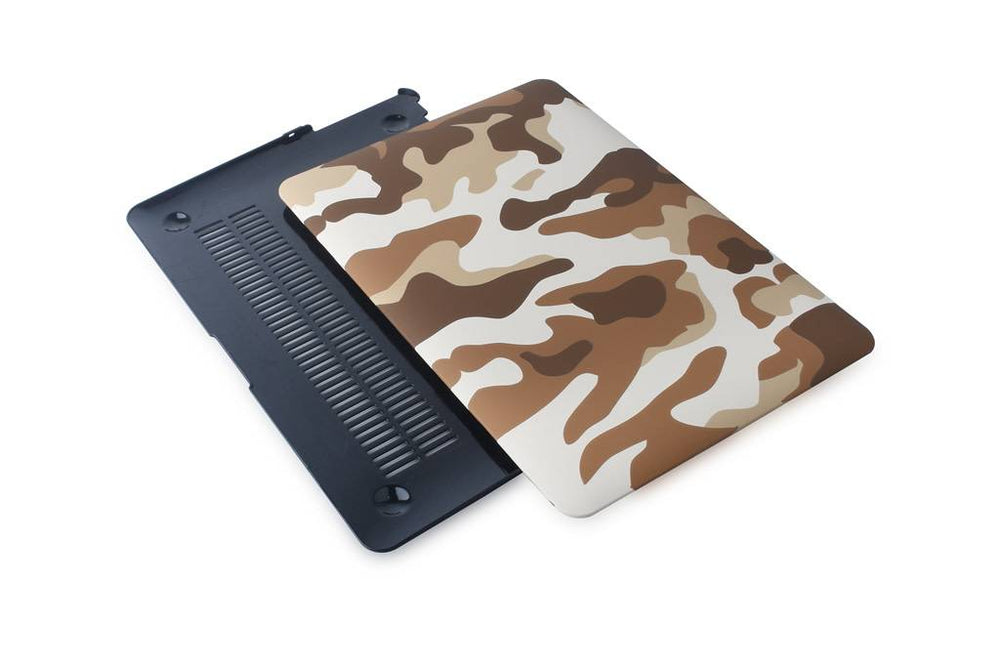 Hardcase laptop voor Macbook 13.3" Air - Camouflage Bruin-Laptopcover-Ilumina Benelux