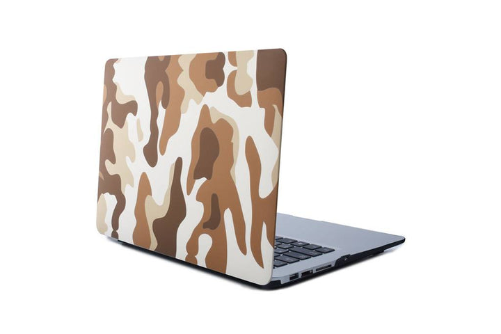 Hardcase laptop voor Macbook 13.3" Air - Camouflage Bruin-Laptopcover-Ilumina Benelux