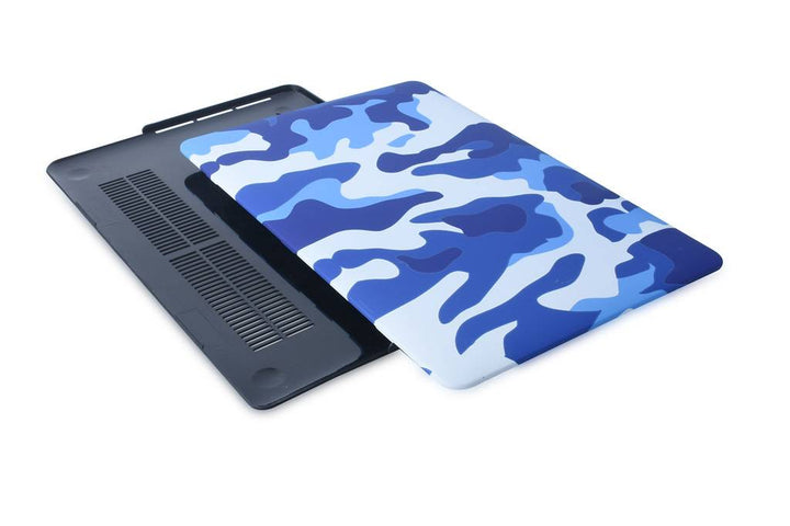 Hardcase laptop voor Macbook 15.4" Retina - Camouflage Blauw-Laptopcover-Ilumina Benelux