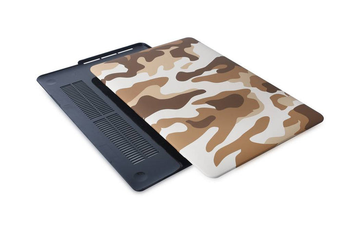 Hardcase laptop voor Macbook 15.4" Retina - Camouflage Bruin-Laptopcover-Ilumina Benelux