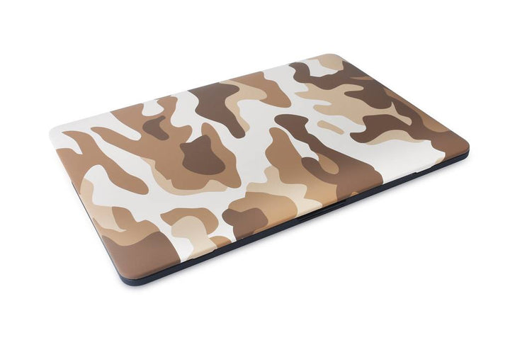 Hardcase laptop voor Macbook 15.4" Retina - Camouflage Bruin-Laptopcover-Ilumina Benelux