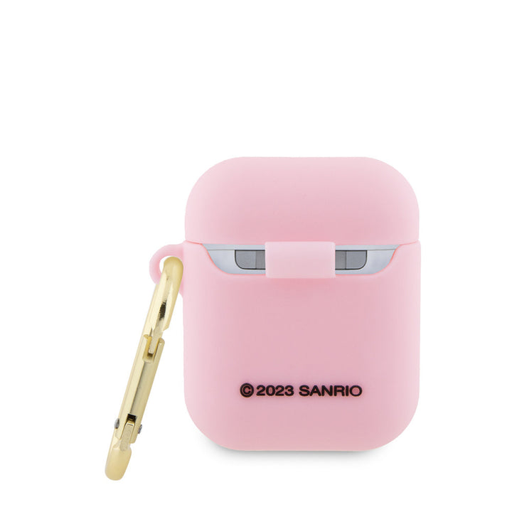 Hello Kitty AirPod 1/2 AirPods Case 3D SIL Kitty - Roze-Koptelefoon case-Ilumina Benelux