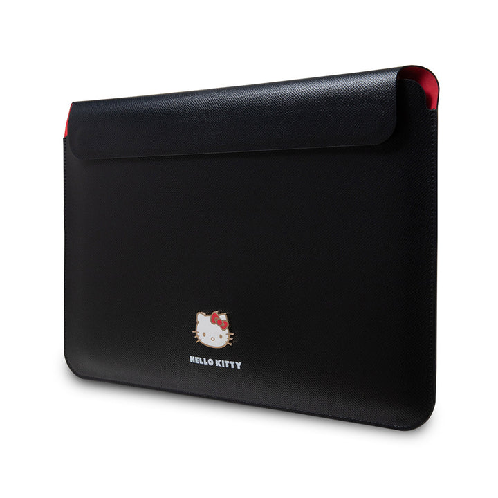 Hello Kitty Laptop sleeve Metal logo voor 14 inch apparaten - Zwart-Laptopcover-Ilumina Benelux