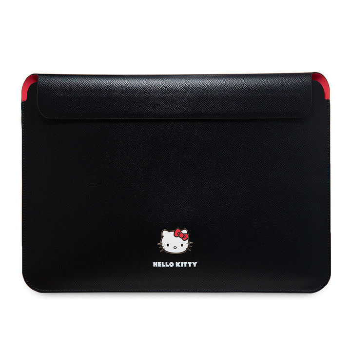 Hello Kitty Laptop sleeve Metal logo voor 14 inch apparaten - Zwart-Laptopcover-Ilumina Benelux