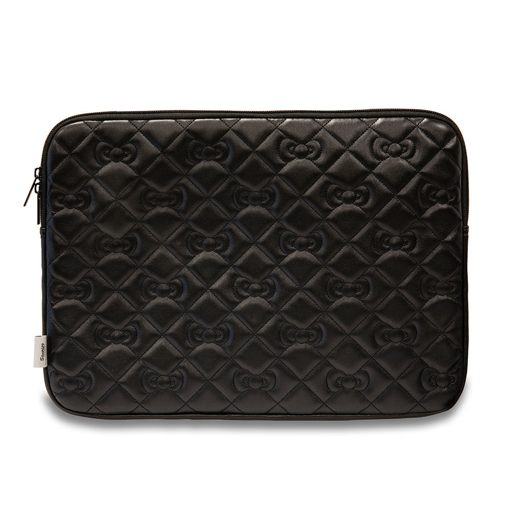 Hello Kitty Quilted Bows Laptophoes voor 14 inch apparaten - zwart-Laptopcover-Ilumina Benelux