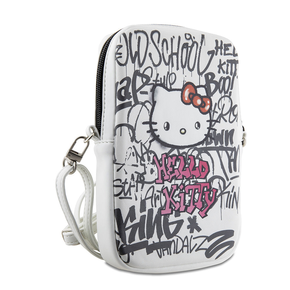 Hello Kitty universele telefoontas - Kitty head graffiti-Hoesjes-Ilumina Benelux