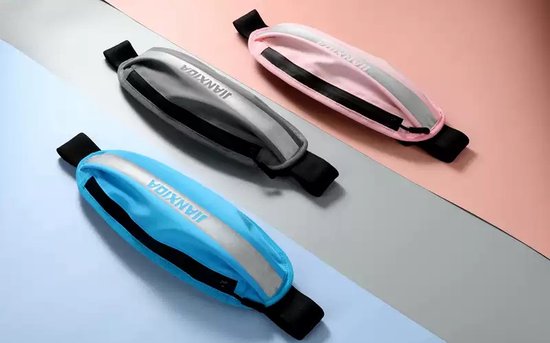 Heuptas voor hardlopen & reizen – Waterdicht nylon riemtasje – Verstelbare tailleband 60-140 cm – Unisex – Zwart-Money belt-Ilumina Benelux