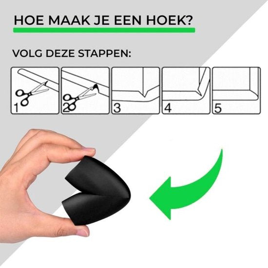 Hoekbeschermer Set – Zelfklevende Stootrand Foam 2 Meter – Tafelbeschermer Baby Kind Peuter – Veiligheid – Geel-Hoekbescherming voor kinderen-Ilumina Benelux