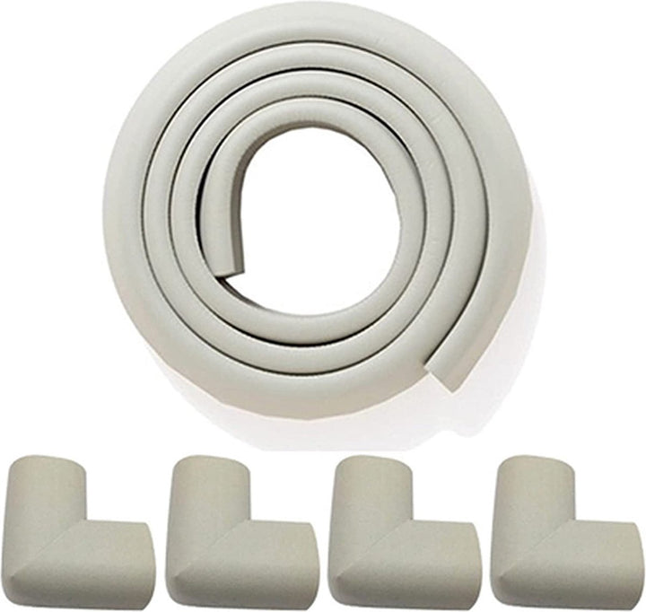 Hoekbeschermer Set – Zelfklevende Stootrand Foam 2 Meter – Tafelbeschermer Veiligheid Baby Kind Peuter – Grijs-Hoekbescherming voor kinderen-Ilumina Benelux