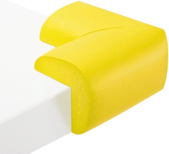 Hoekbeschermer tafel – 2 Meter knipbaar – Flexibel & duurzaam – Meubelbescherming voor tafels en kasten – Geel-Hoekbescherming voor kinderen-Ilumina Benelux