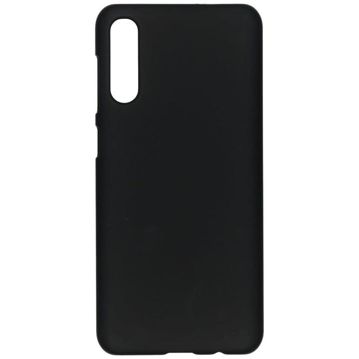 Hoes voor Samsung Galaxy A30S, Silicone case, mat zwart-Hoesjes-Ilumina Benelux