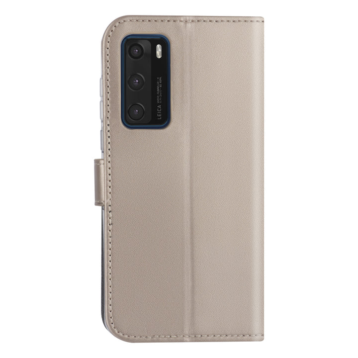 Hoesje voor Huawei P40 - Goud - Book Case - Kaarthouder-Hoesjes-Ilumina Benelux