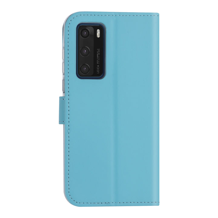 Hoesje voor Huawei P40 - LichtBlauw - Book Case - Kaarthouder-Hoesjes-Ilumina Benelux