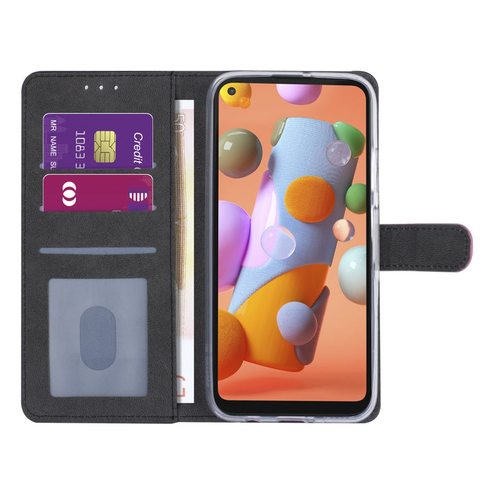 Hoesje voor Huawei P40 Lite - Felroze - Book Case - Kaarthouder-Hoesjes-Ilumina Benelux