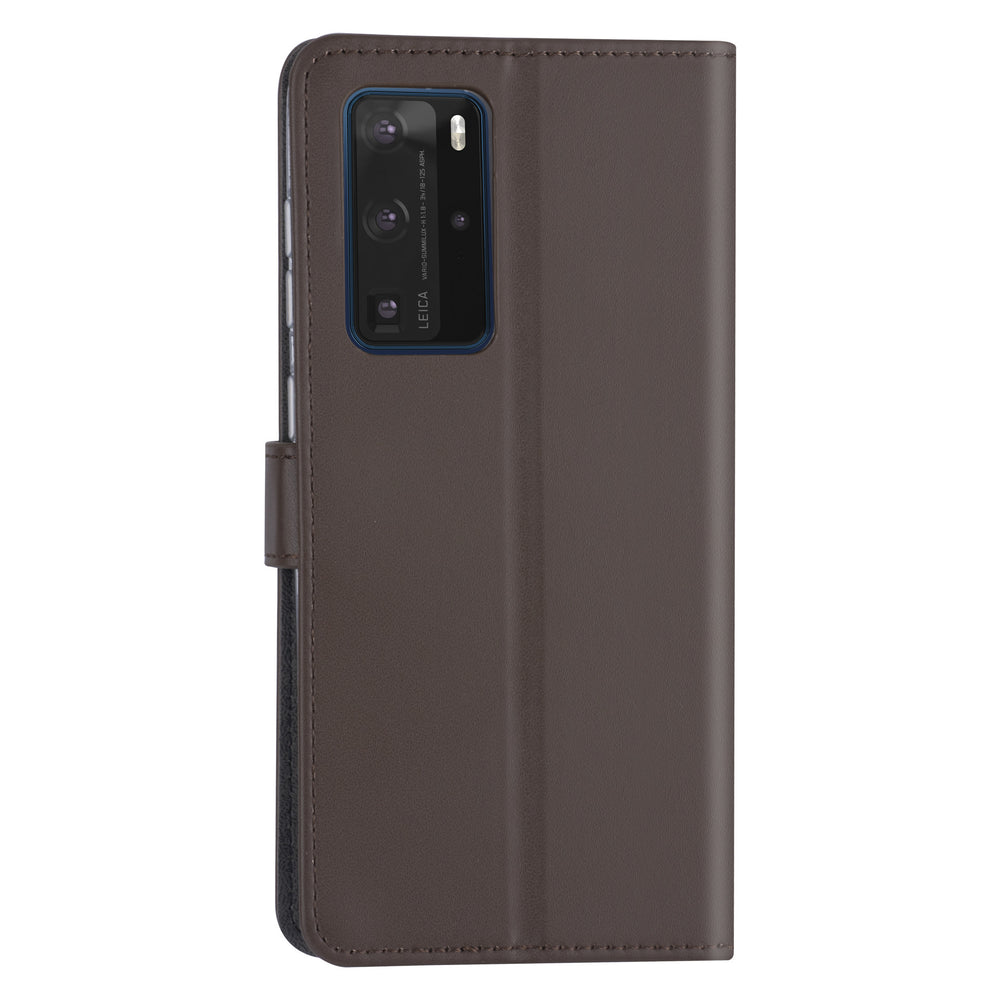 Hoesje voor Huawei P40 Pro - Bruin - Book Case - Kaarthouder-Hoesjes-Ilumina Benelux
