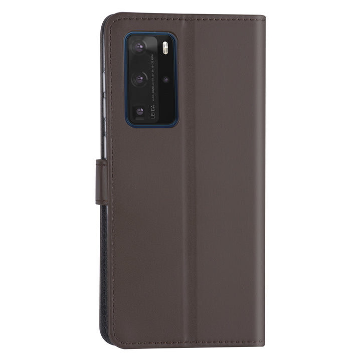 Hoesje voor Huawei P40 Pro - Bruin - Book Case - Kaarthouder-Hoesjes-Ilumina Benelux