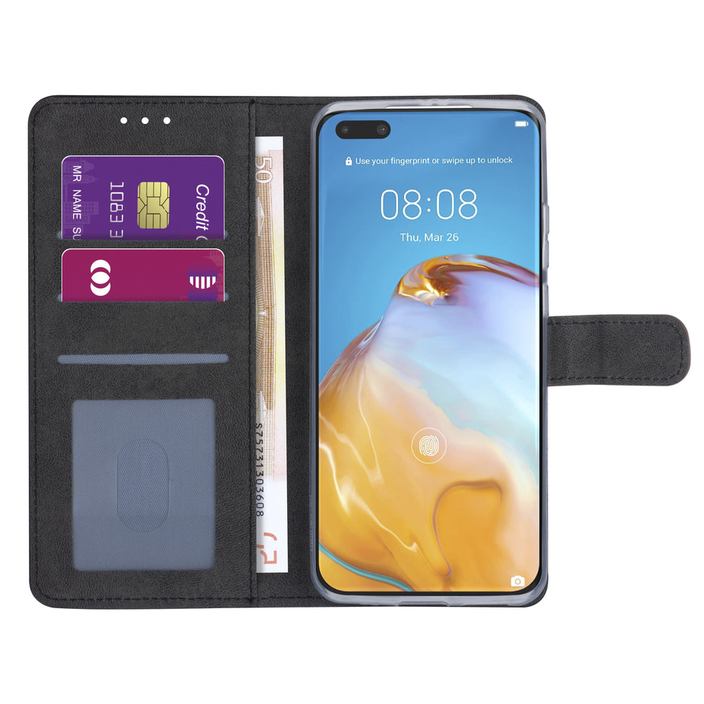 Hoesje voor Huawei P40 Pro - Bruin - Book Case - Kaarthouder-Hoesjes-Ilumina Benelux