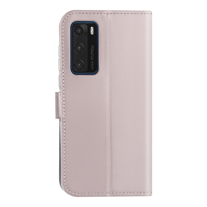 Hoesje voor Huawei P40 - Rose Gold - Book Case - Kaarthouder-Hoesjes-Ilumina Benelux