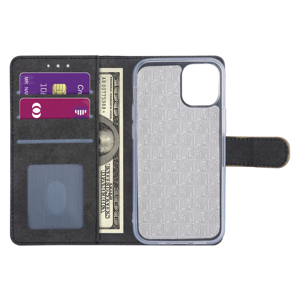 Hoesje voor iPhone 12-12 Pro - Goud - Book Case - TPU-Hoesjes-Ilumina Benelux