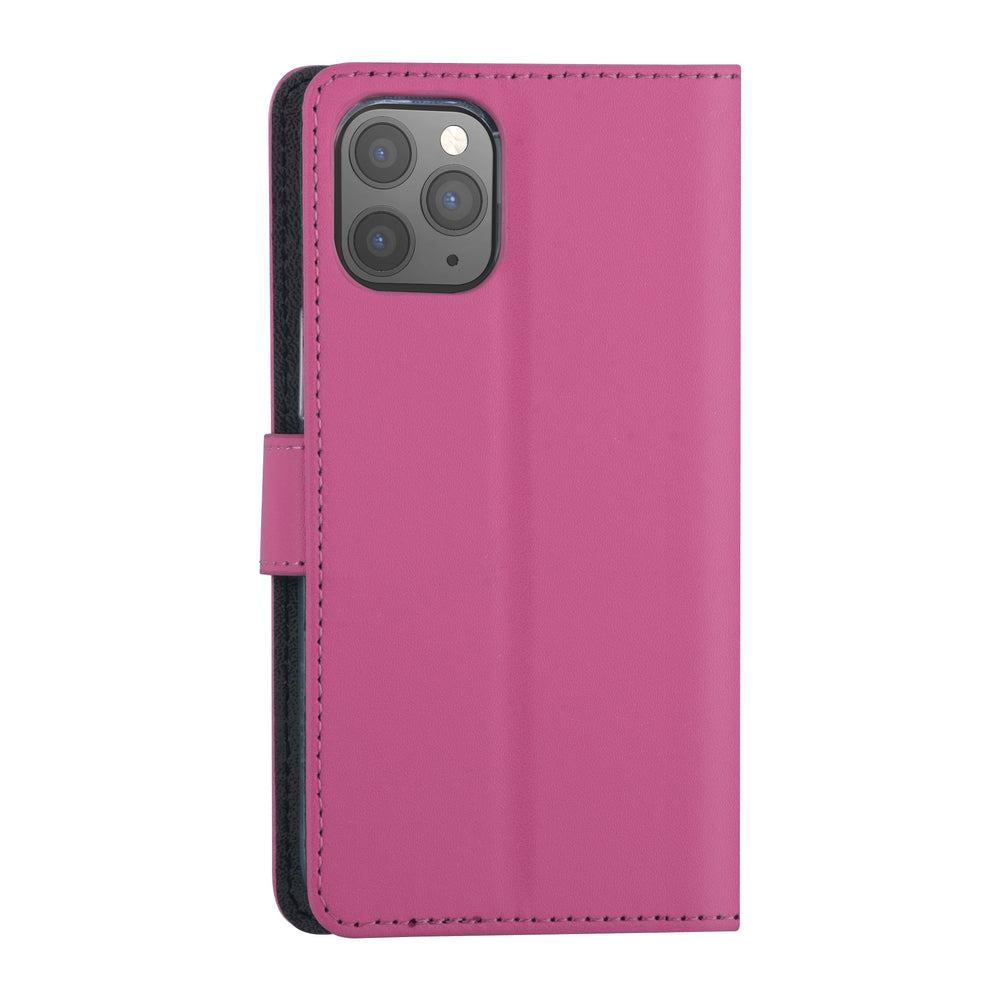 Hoesje voor iPhone 12 Mini - Felroze - Book Case - TPU-Hoesjes-Ilumina Benelux