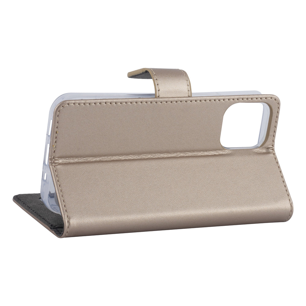 Hoesje voor iPhone 12 Mini - Goud - Book Case - TPU-Hoesjes-Ilumina Benelux