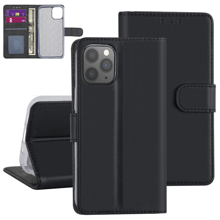 Hoesje voor iPhone 12 Mini - Zwart - Book Case - TPU-Hoesjes-Ilumina Benelux