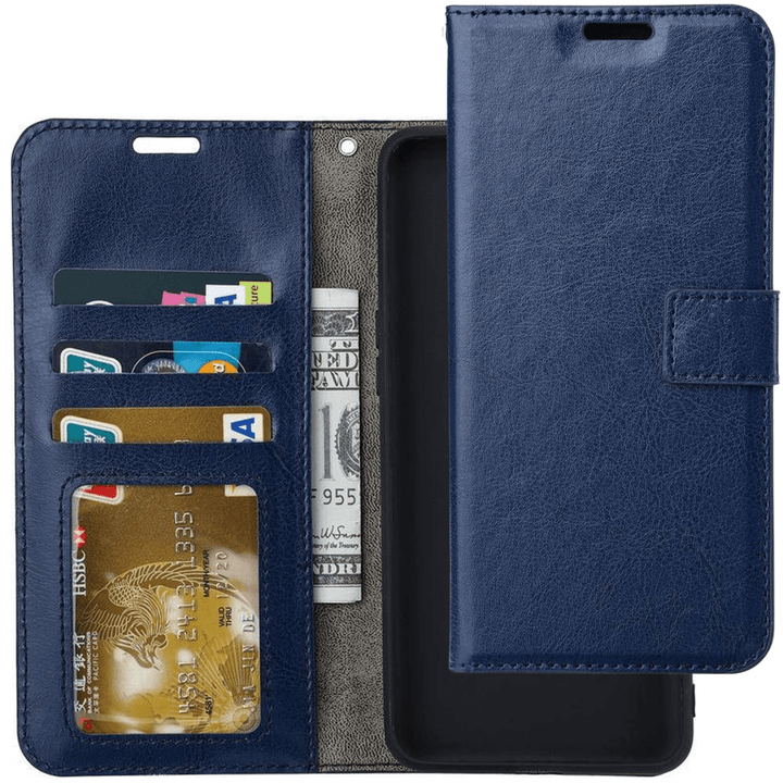 Hoesjes – Portemonnee Hoes – Pasjeshouder – Magneetsluiting – Blauw-Ilumina Benelux