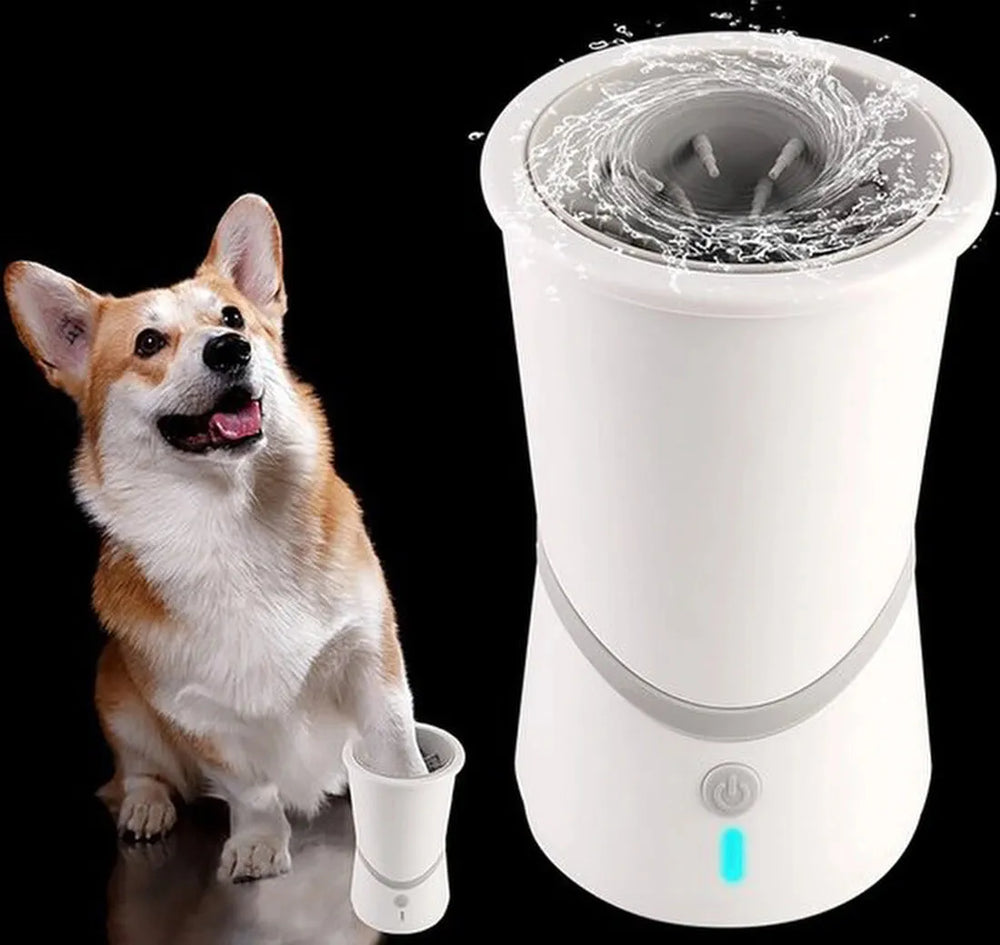 Hondenpoten reiniger – USB oplaadbare paw washer – Siliconen borstel – Voor grote & kleine honden – Draagbaar & hygiënisch-Dierenborstel-Ilumina Benelux