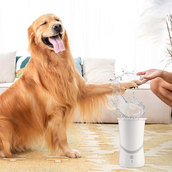 Hondenpoten reiniger – USB oplaadbare paw washer – Siliconen borstel – Voor grote & kleine honden – Draagbaar & hygiënisch-Dierenborstel-Ilumina Benelux