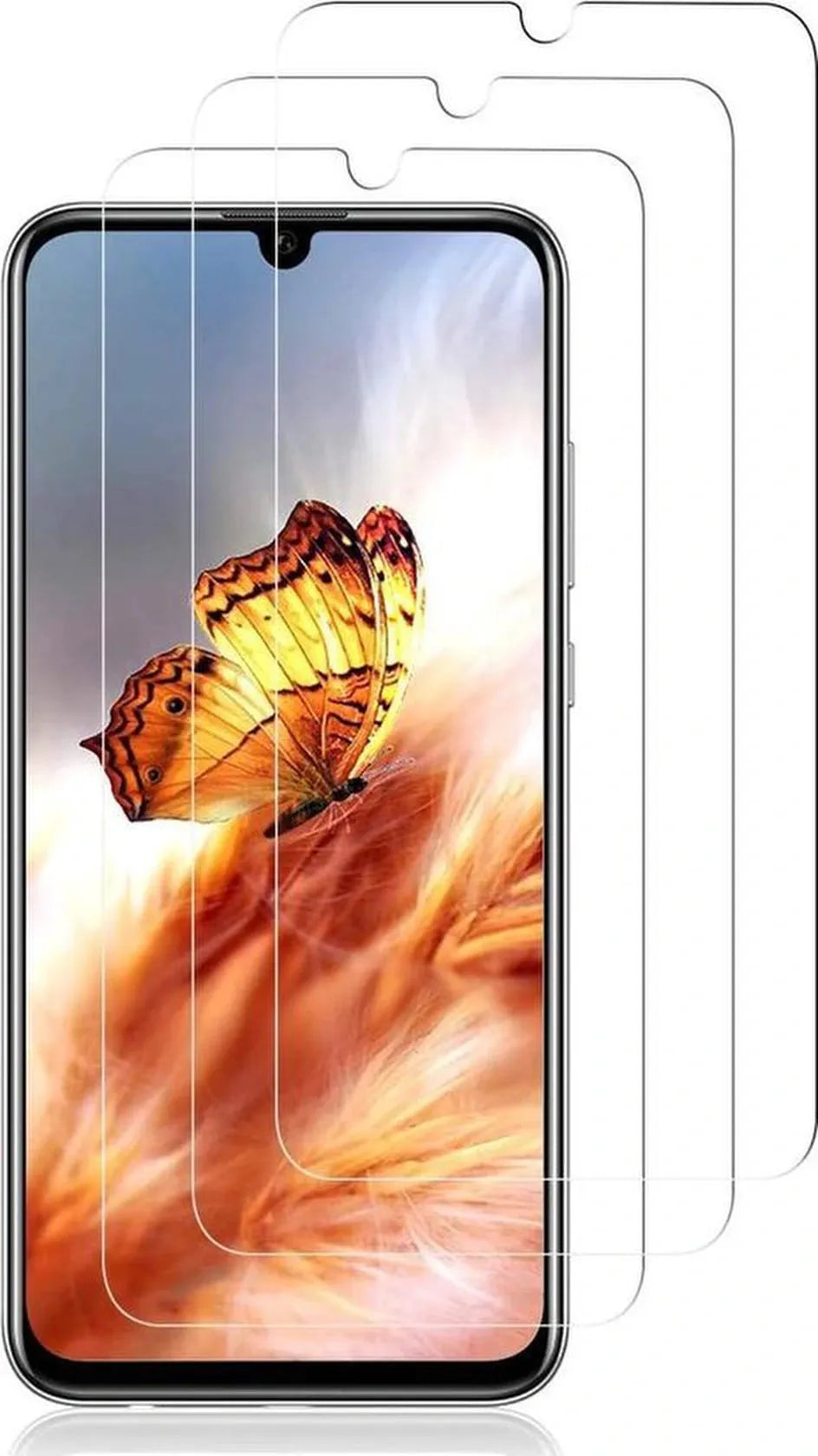 Honor 20 Lite / Huawei P Smart 2020 Screenprotector Gehard 9H – Anti-kras – 3-Pack-Ilumina Benelux
