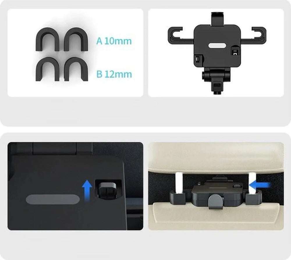 Hoofdsteun auto – Neksteun kussen – Ergonomisch hoofdkussen – Veiligheid & comfort – Zwart-Nekkussen (reizen)-Ilumina Benelux