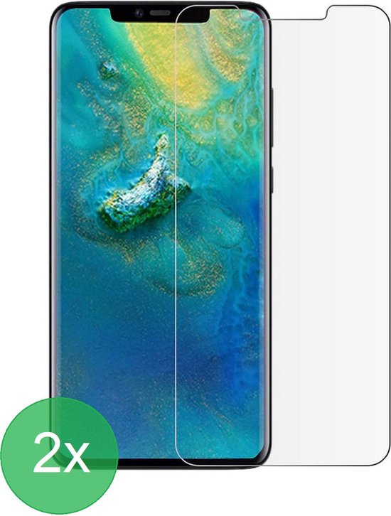 Huawei Mate 20 Pro Screenprotector Gehard 9H – Anti-kras – 2-Pack Tempered Glas-Ilumina Benelux
