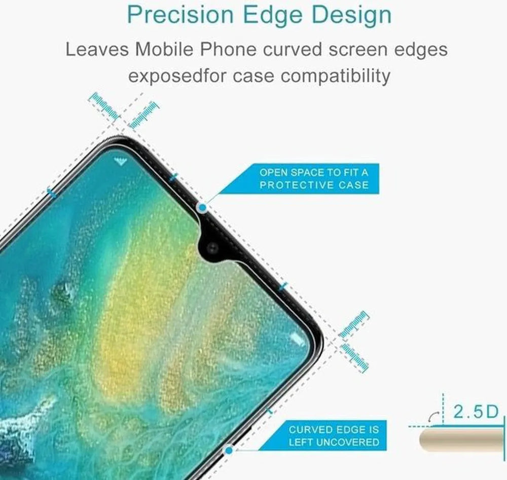 Huawei Mate 20 Screenprotector Gehard 9H – Anti-kras – 1-Pack-Ilumina Benelux