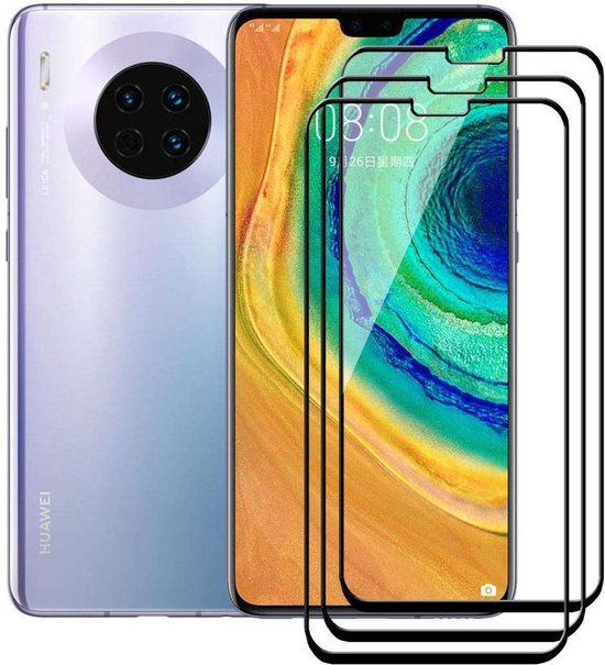 Huawei Mate 30 – 9H Gehard Glas – Anti Kras – 3-Pack-Ilumina Benelux
