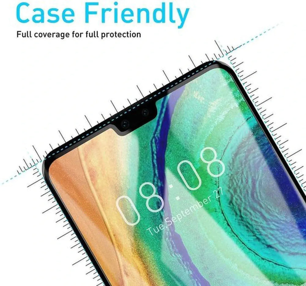 Huawei Mate 30 – Gehard Glas Screenprotector Full Cover – 2 Pack-Ilumina Benelux