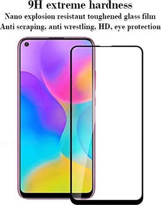 Huawei Mate 30 Lite – Gehard Glas Screenprotector Full Cover – Anti-kras-Ilumina Benelux
