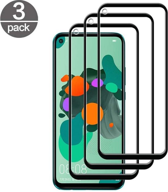 Huawei Mate 30 Lite / Nova 5i Pro Screenprotector Gehard 9H – Anti-kras – 3-Pack-Ilumina Benelux