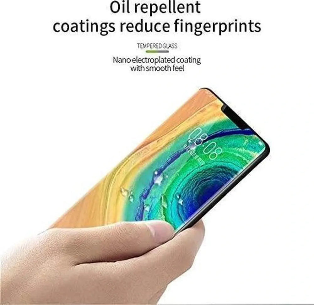 Huawei Mate 30 Pro – Gehard Glas Screenprotector Full Cover – Anti Kras-Ilumina Benelux