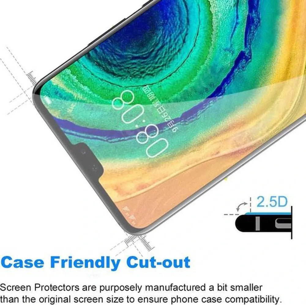 Huawei Mate 30 Screenprotector Gehard 9H – Anti-kras – Tempered Glas – 1-Pack-Ilumina Benelux