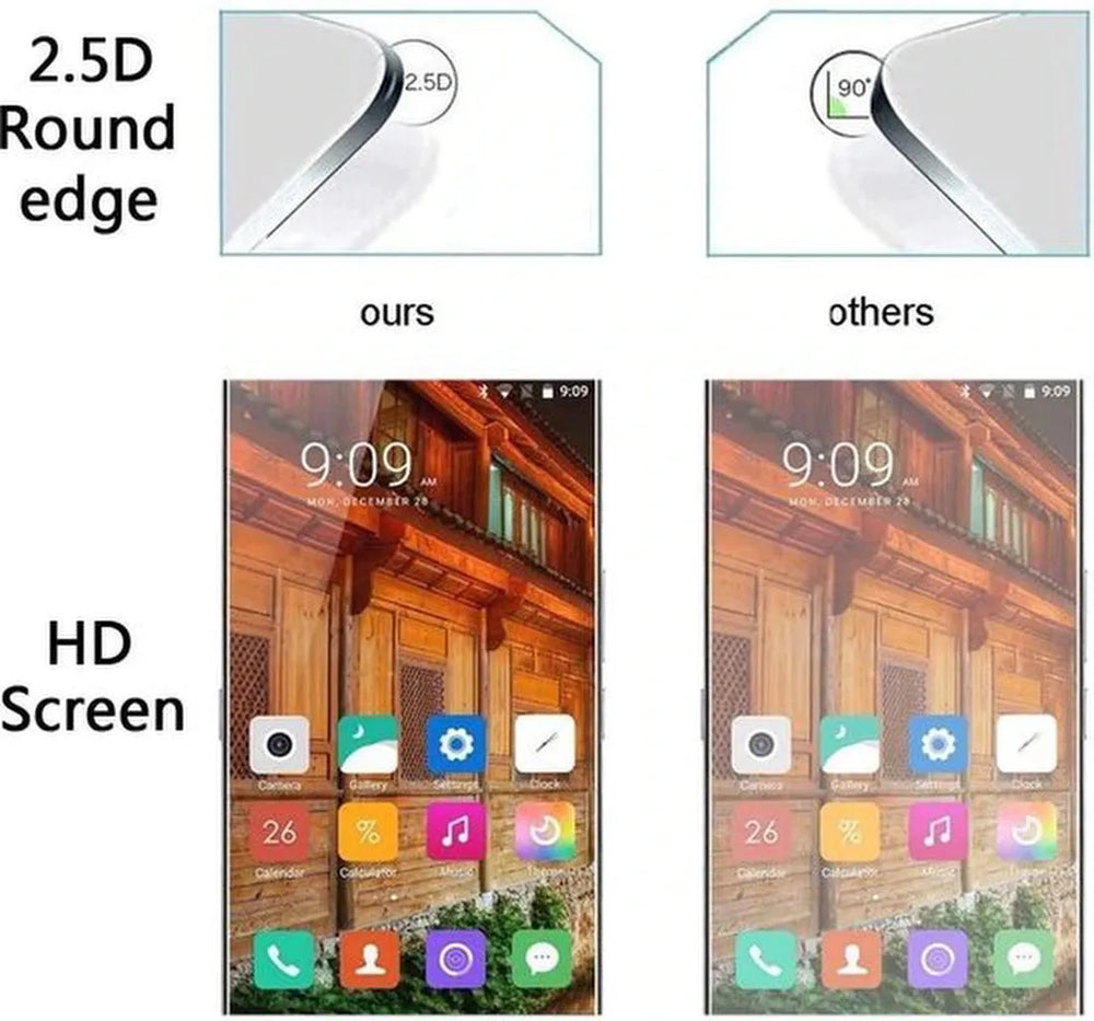 Huawei Nova 4 – 9H Gehard Glas – Anti-kras – 1-Pack-Ilumina Benelux