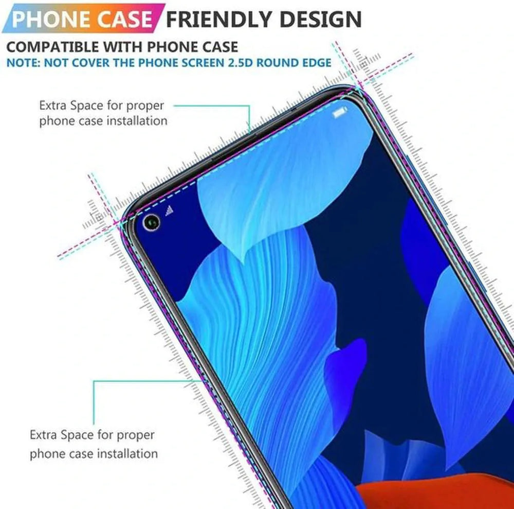 Huawei Nova 5T / Honor 20 Screenprotector Gehard 9H – Anti-kras – Tempered Glas – 1-Pack-Ilumina Benelux