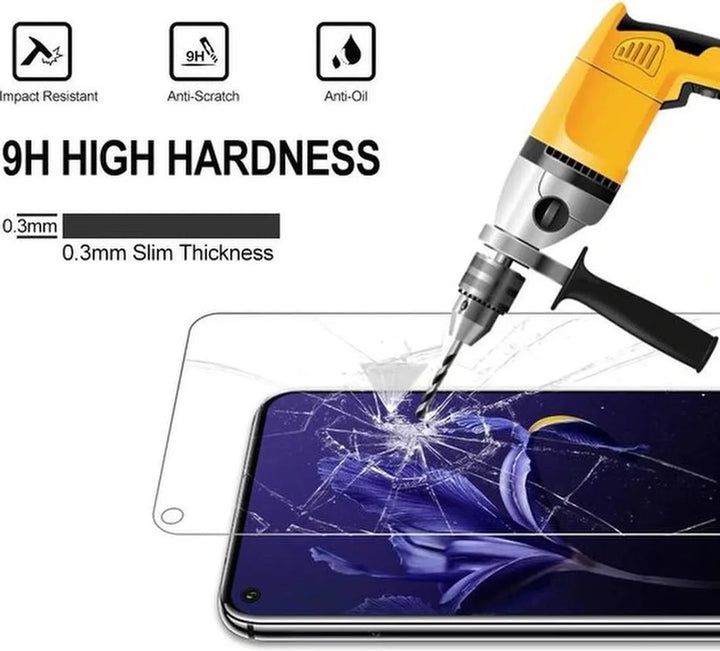 Huawei Nova 5T Screenprotector Gehard 9H – Anti-kras – 3-Pack-Ilumina Benelux